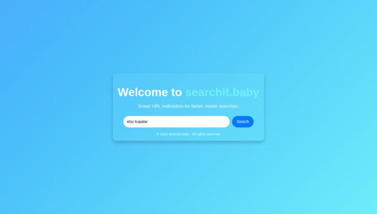 Yusuf Rende, DeepSeek Altyapısıyla Searchit.baby’i Geliştirdi