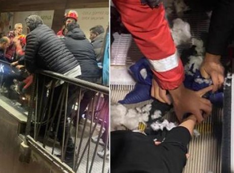 Alışveriş Merkezinde Korkutucu Anlar: 5 Yaşındaki Çocuğun Eli Yürüyen Merdivene Sıkıştı