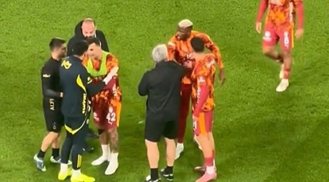Derbi Öncesi Saha Karıştı: Futbolcular Arasında Şok Tartışma!