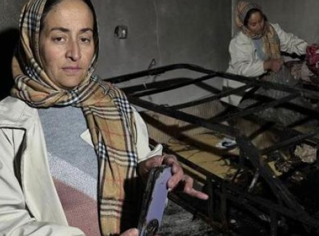 Telefon Patladı, Aile Yangında Hayatta Kaldı: 9 Çocuk ve Engelli Eşle Zorlu Mücadele